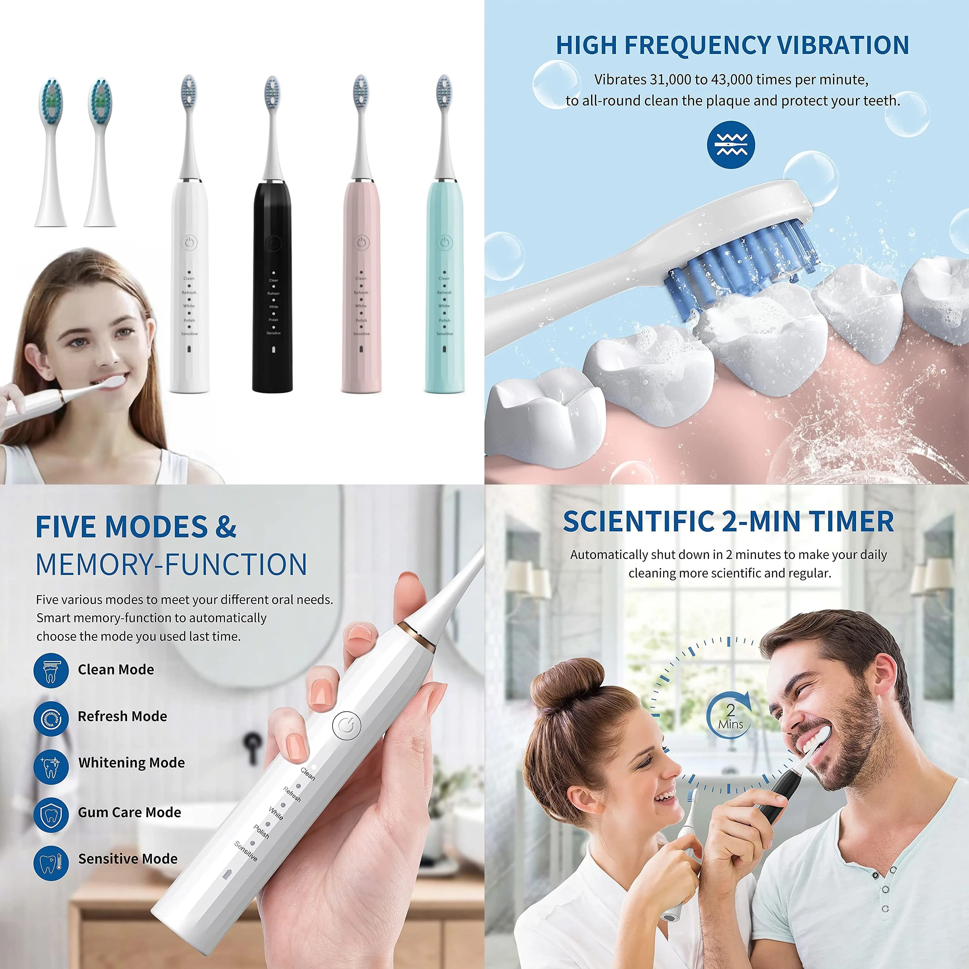 Tooth Brush Electric Tooth Brush Teeth Oral Care Appliances s Tooth Cleaner Automatic Toothbrush