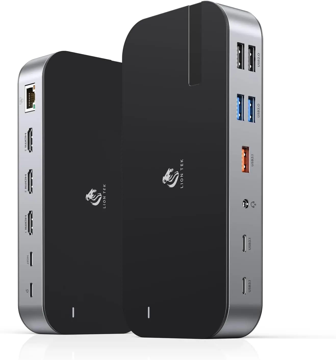 Docking station USB-C 16 in 1 con triplo HDMI, PD 100 W, Gigabit Ethernet per laptop