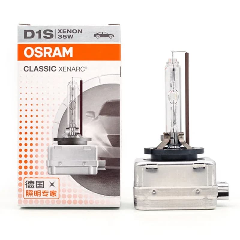 Lampade OSRAM Xenon HID CLASSIC D1S D2S D3S D4S Standard 66140 66240 66340 66440 CLC Originali per Fari Auto 4200K Bianco Caldo 2 Pezzi