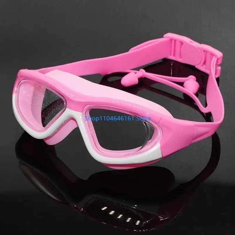 Swimwear for children anti-fog and anti-UV, swimming glasses with ear plugs, without losses