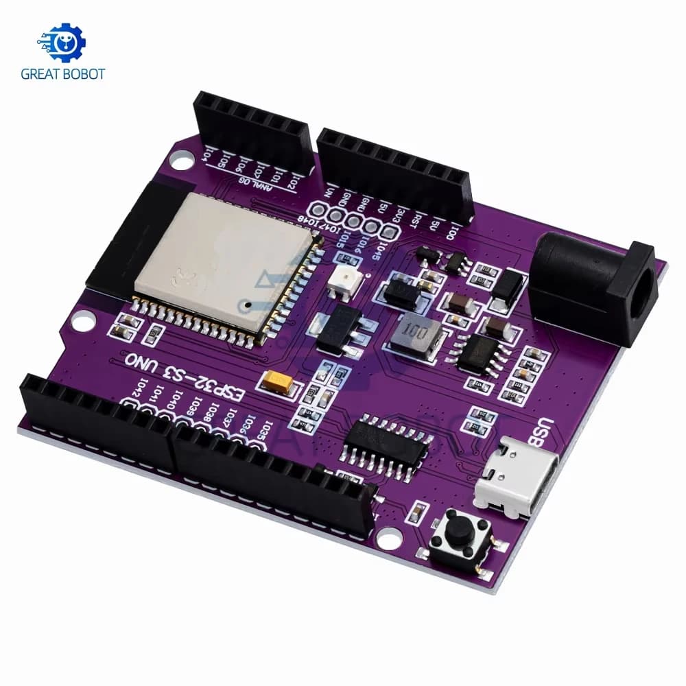 BS ESP32-S3 For UNO Development Board, N8R2 N16R8 Wireless MCU Module Compatible with for Arduino UNO