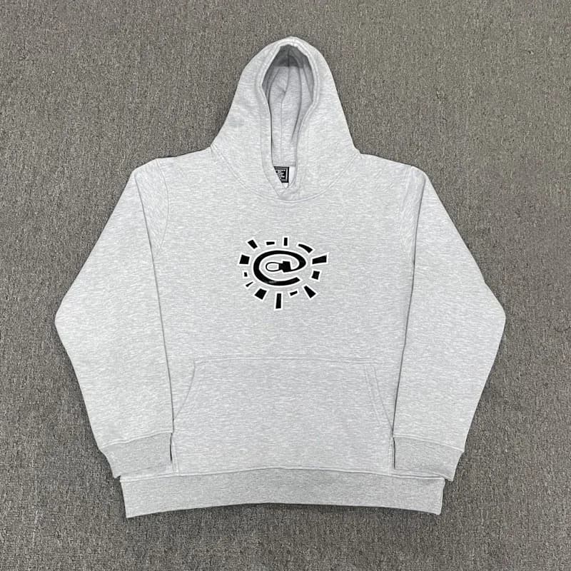 American Classic Grey Casual Loose-fitting Adwysd Hoodie Fleece High-quality Printed Collar All-match Top Suitable Men Women