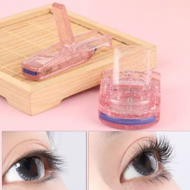 Accessorio per il Trucco, Piegaciglia Portatile, Clip per Ciglia Finte, Mini Strumento Cosmetico di Bellezza