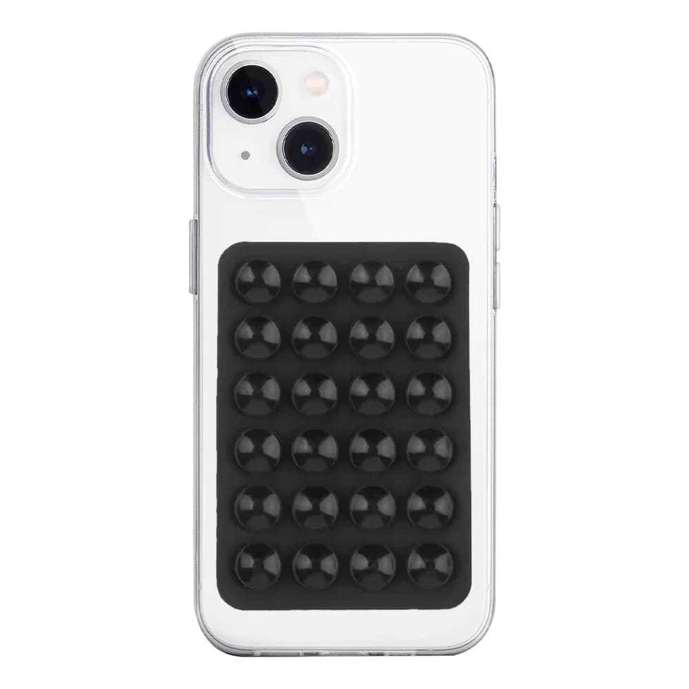 Support for phone case with caramel color silicone suction cup Support for phone with anti-slip suction cup Silicone phone support for selfie and video