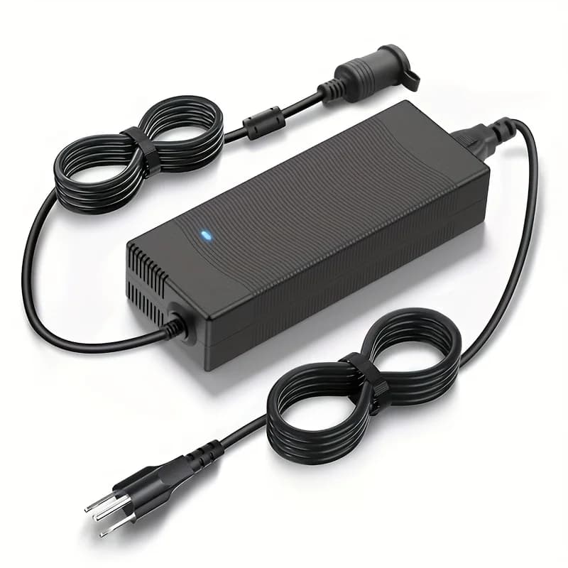 Convertitore da AC a DC 110V a 12V, 8A 96W, Adattatore di Alimentazione per Auto da Presa a Muro, Alimentatore 12 Volt per Gonfiatore Pneumatici Auto