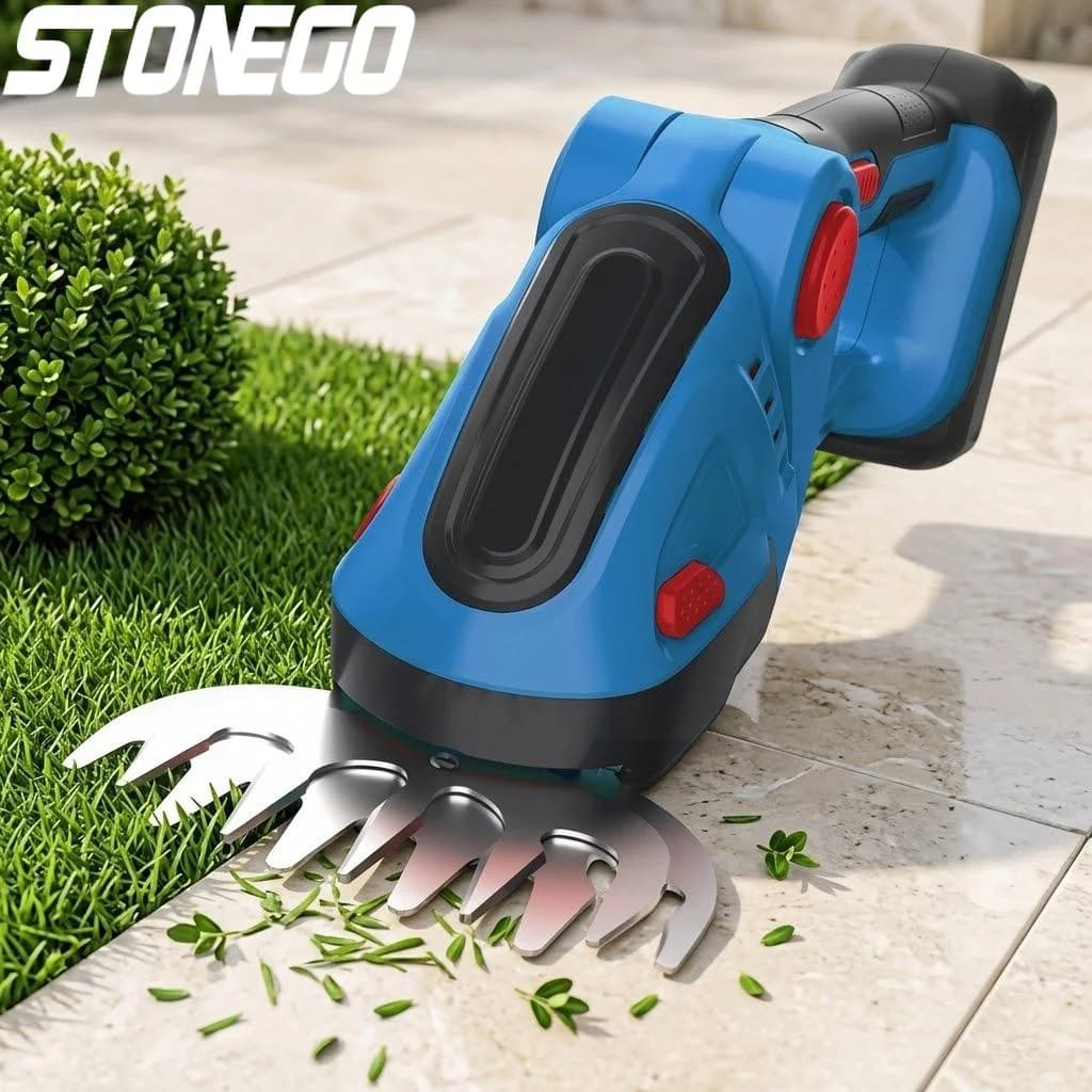 Tagliaerba Elettrico a Batteria 24V 2in1, Attrezzo da Giardino per Potatura e Manutenzione, Facile da Usare