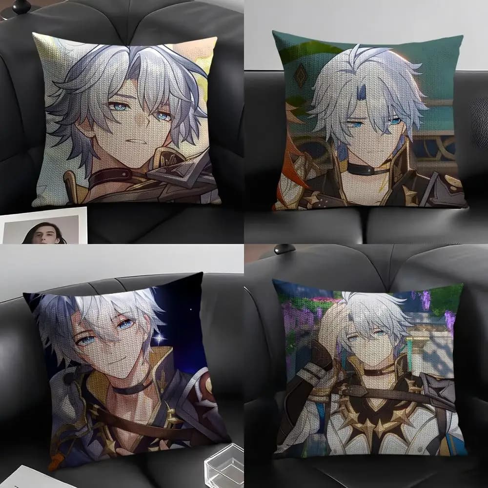 Elegante Federa per Cuscino con Motivo Stampato di Phainon H-Honkai Star Rail per Divano del Soggiorno e Decorazione della Camera da Letto