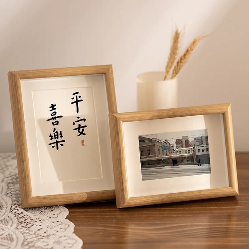 Wooden DIY Handmade Dry Flower Specimen Frame Stand 6x7/8 Inch A3 Picture Frame Wall Hanging Home Decor Modern Simplicity
