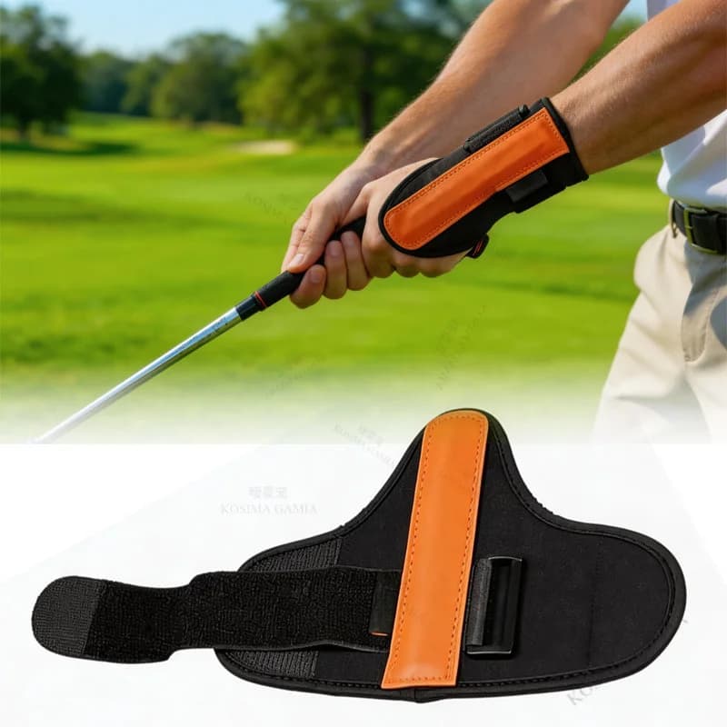 Accessorio per Golf: Fascia Elastica per Polso, Correttore di Swing per Principianti e Professionisti, Strumento di Allenamento per Correzione e Allineamento del Gesto