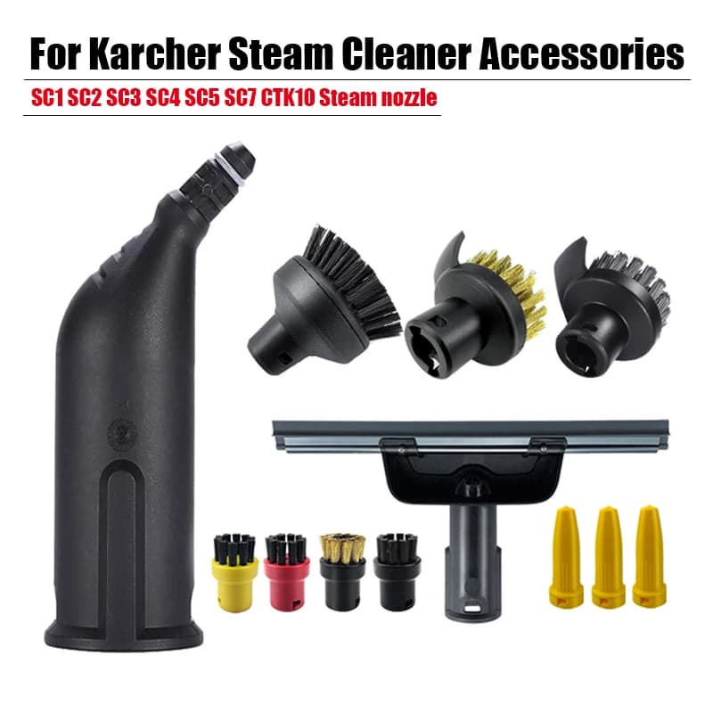 Per Karcher Aspirapolvere A Vapore SC2 SC3 SC7 CTK10 Potente ugello Spazzola di Pulizia testa Specchio Strumento spazzola Pezzi di Ricambio Accessori