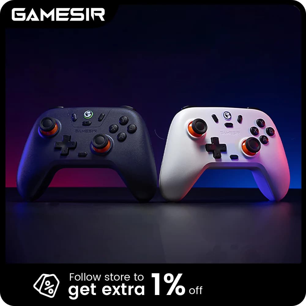 GameSir T4 Nova Lite Wireless Gamepad Game Controller for Switch, Android, IOS, PC and Steam Games Hall Stick Effect