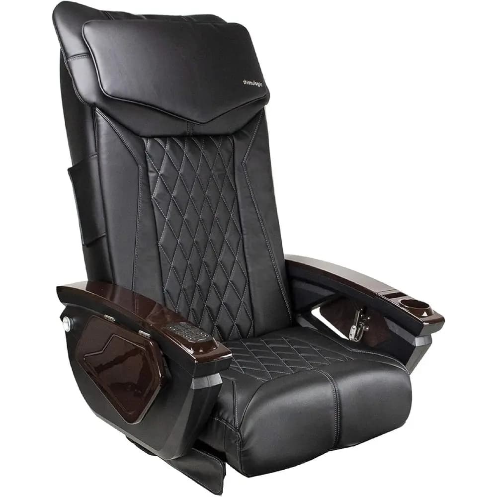 Luxury Shiatsulogic Pedicure Furniture Set, Elegant Design, Classic Black Covers