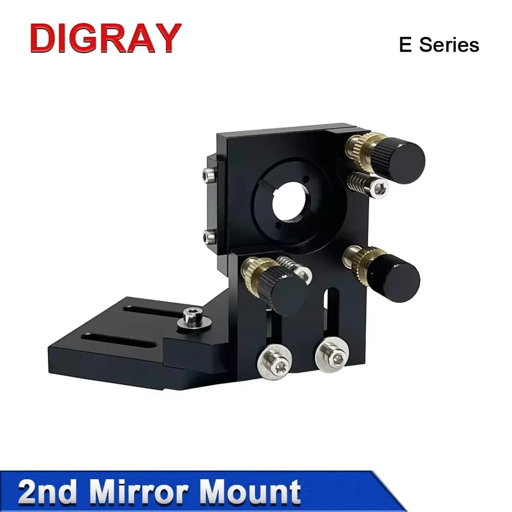 Lente di montaggio laser CO2 nera DIGRAY Serie E da 25 mm con staffa integrata per macchine per incisione e taglio laser