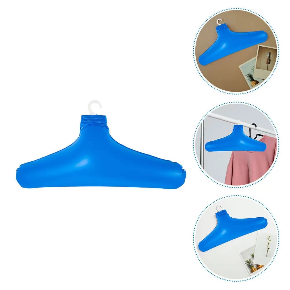 4Pcs Inflatable Hanger Portable Travel Clothes Dryer Folding Space Saving Coat Holder Closet Organizer for Home Camping Outdoor