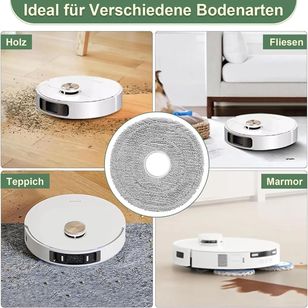 B53C Mop Pad Replacement Kit- For Dreame X40 Ultra Complete, X50 Ultra/X40 Master, L10s Ultra/L10s Pro Ultra/L10s Pro Gen 2- 10