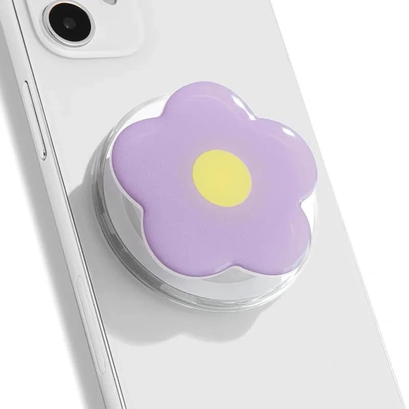 Supporto Magnetico Universale in Acrilico a Forma di Fiore Coreano Carino per Telefono, Grip Tok Talk per Magsafe iPhone Samsung, Anello Espandibile per Dita