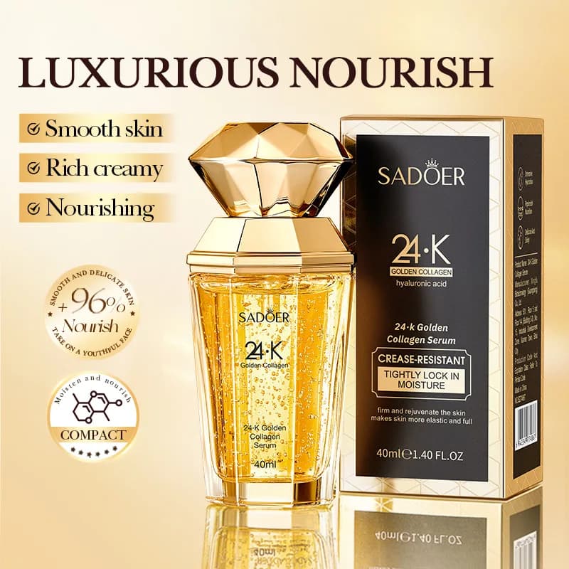 1/2/3PCS 24K Collagene Dorato Siero Viso Idratante Anti Rughe Idratante Anti-età Essenza Del Viso Prodotti Per La Cura Della Pelle di Bellezza