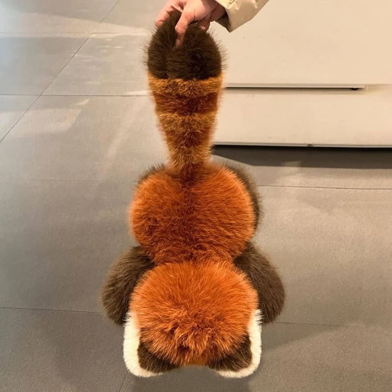Peluche di Procione delle Highland - Adorabile Panda Rosso Imbottito in Morbido Tessuto Premium, Compagno di Consolazione