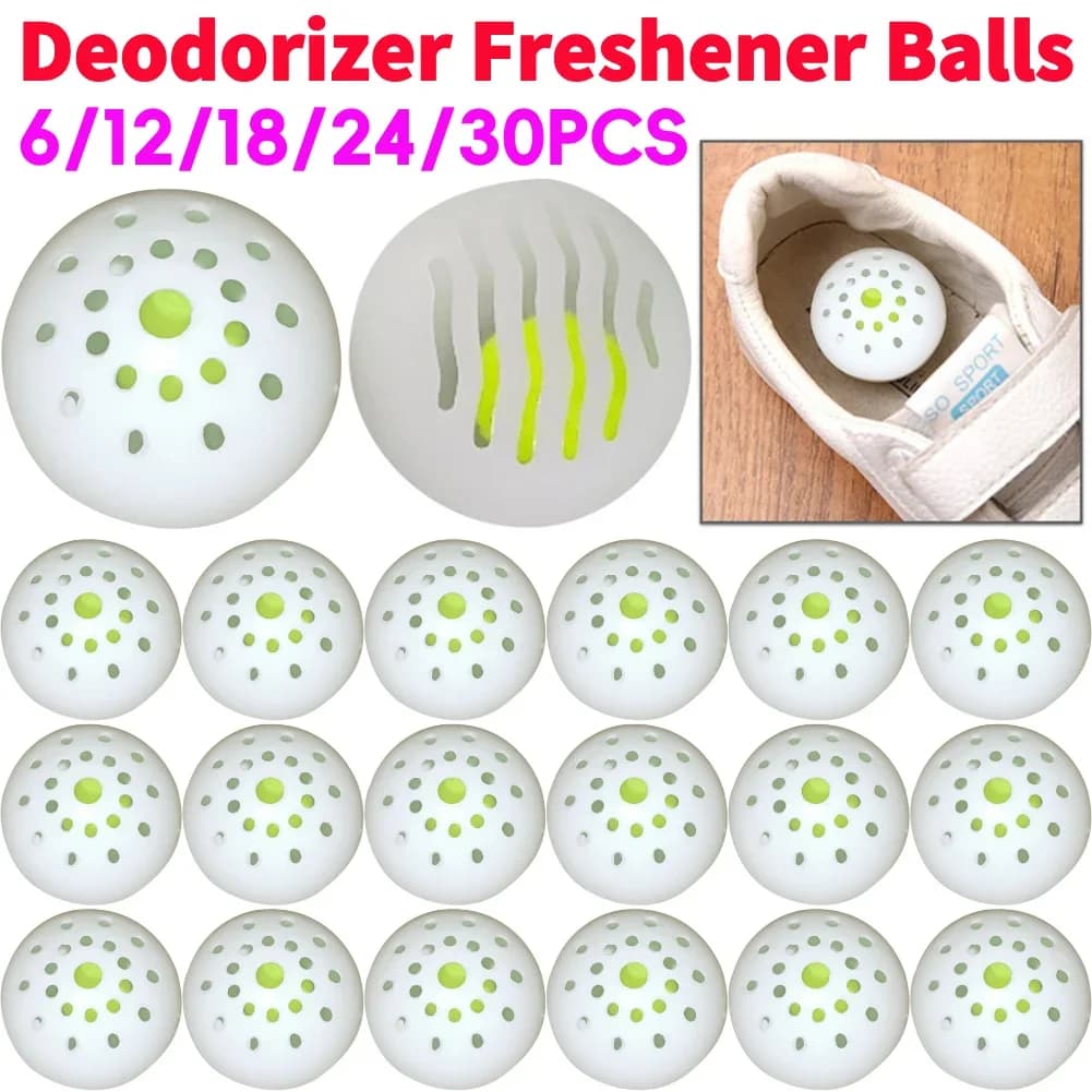 6-30 Pezzi Palline Deodoranti per Scarpe, Rinfrescanti per Calzature, Sneaker, Armadi, Borse da Palestra, Deodoranti per Toilette, Aromatici a Lunga Durata
