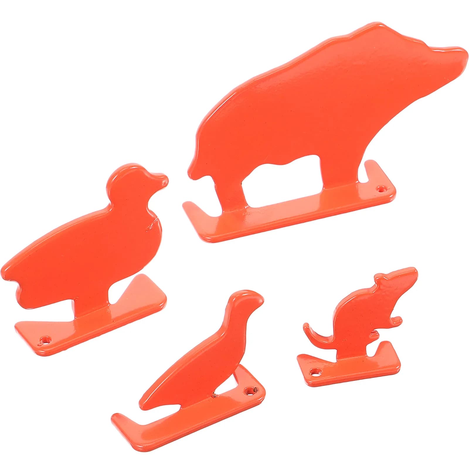 4Pcs Shoot Training Targets Stainless Steel Sturdy Compact Practice Accessories for Archery Exercise Training Skill Improvement