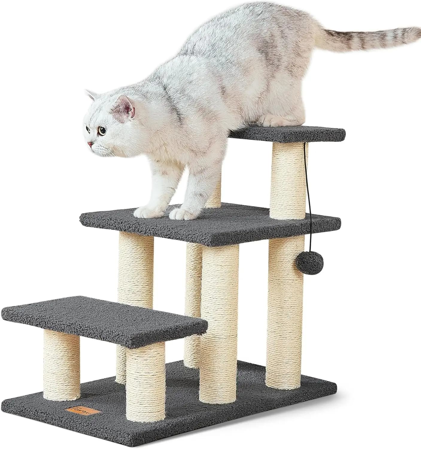 Scaletta per animali domestici per letti e divani alti, supporta fino a 150 libbre, 3 opzioni di combinazione per gatti e cani da interno