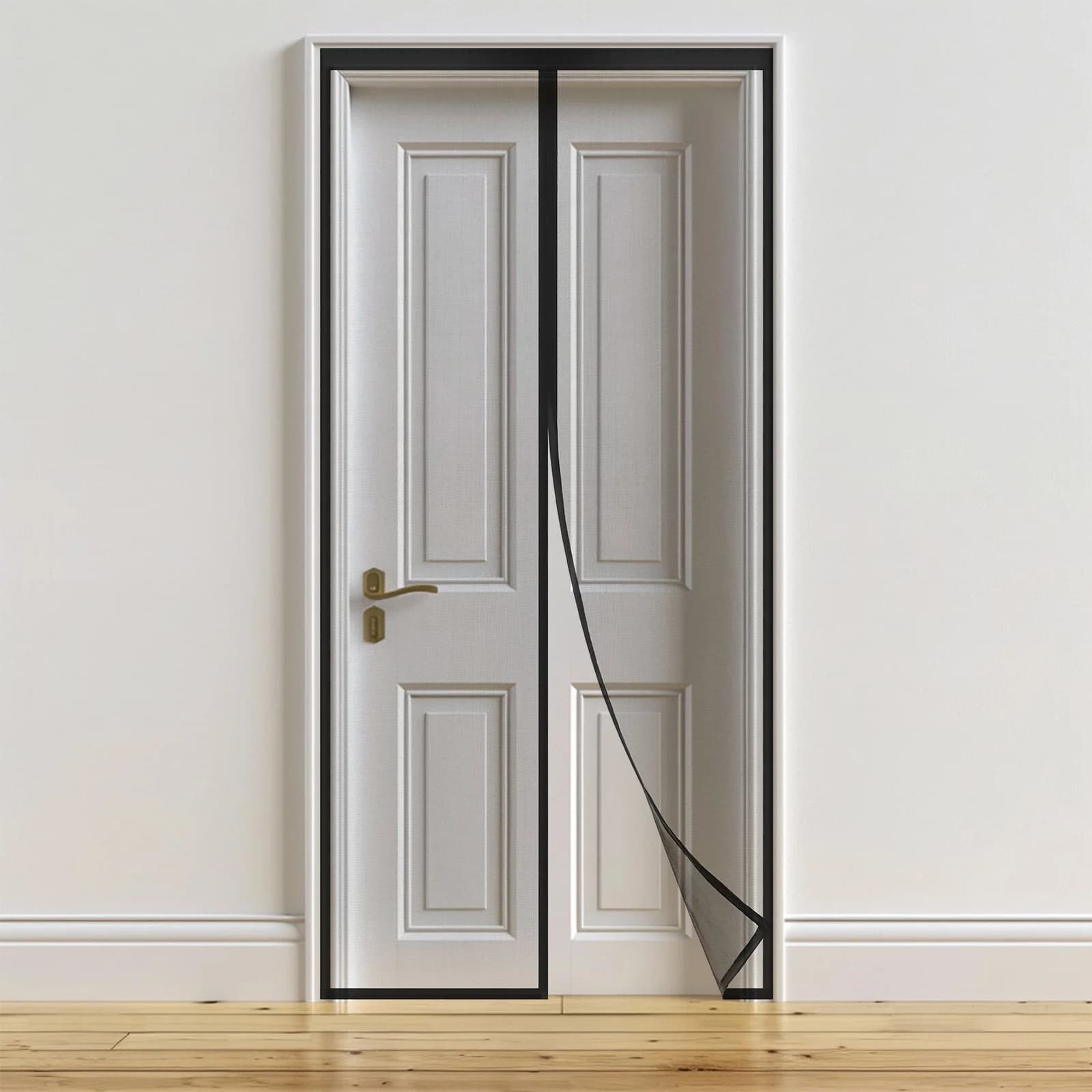 Zanzariera magnetica in fibra di vetro per porta, con chiusura automatica, per cucina e soggiorno