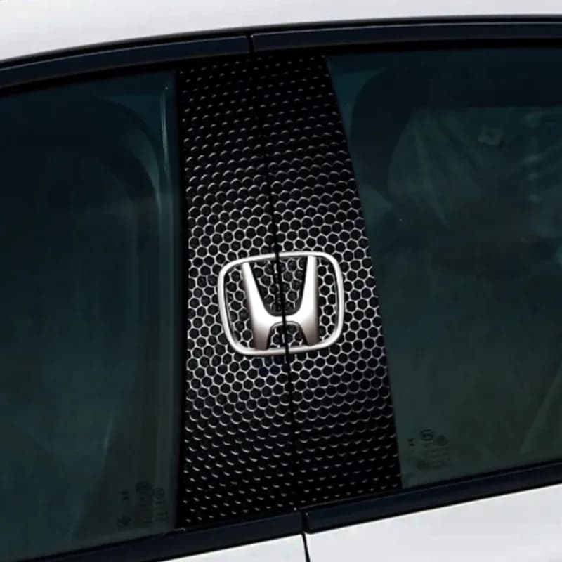 Adesivi per auto, decorazioni per montante centrale B-Pillar, copertura in PET, accessori auto per Honda Civic Accord Fit Jazz CRV BRV HRV