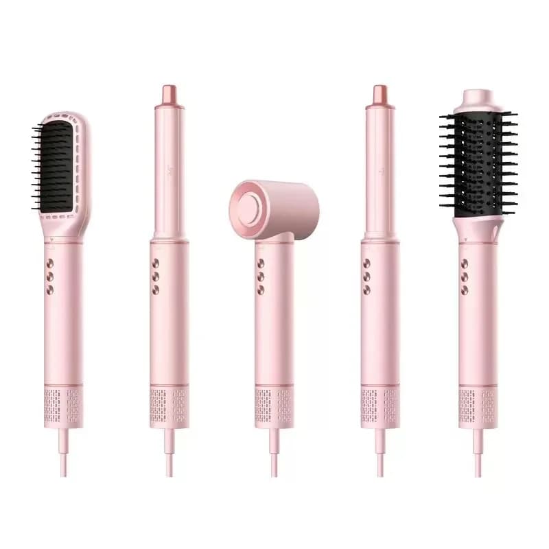 Hot air comb with factory negative ions Hair dryer to smooth Curling Five multifunctional set in one