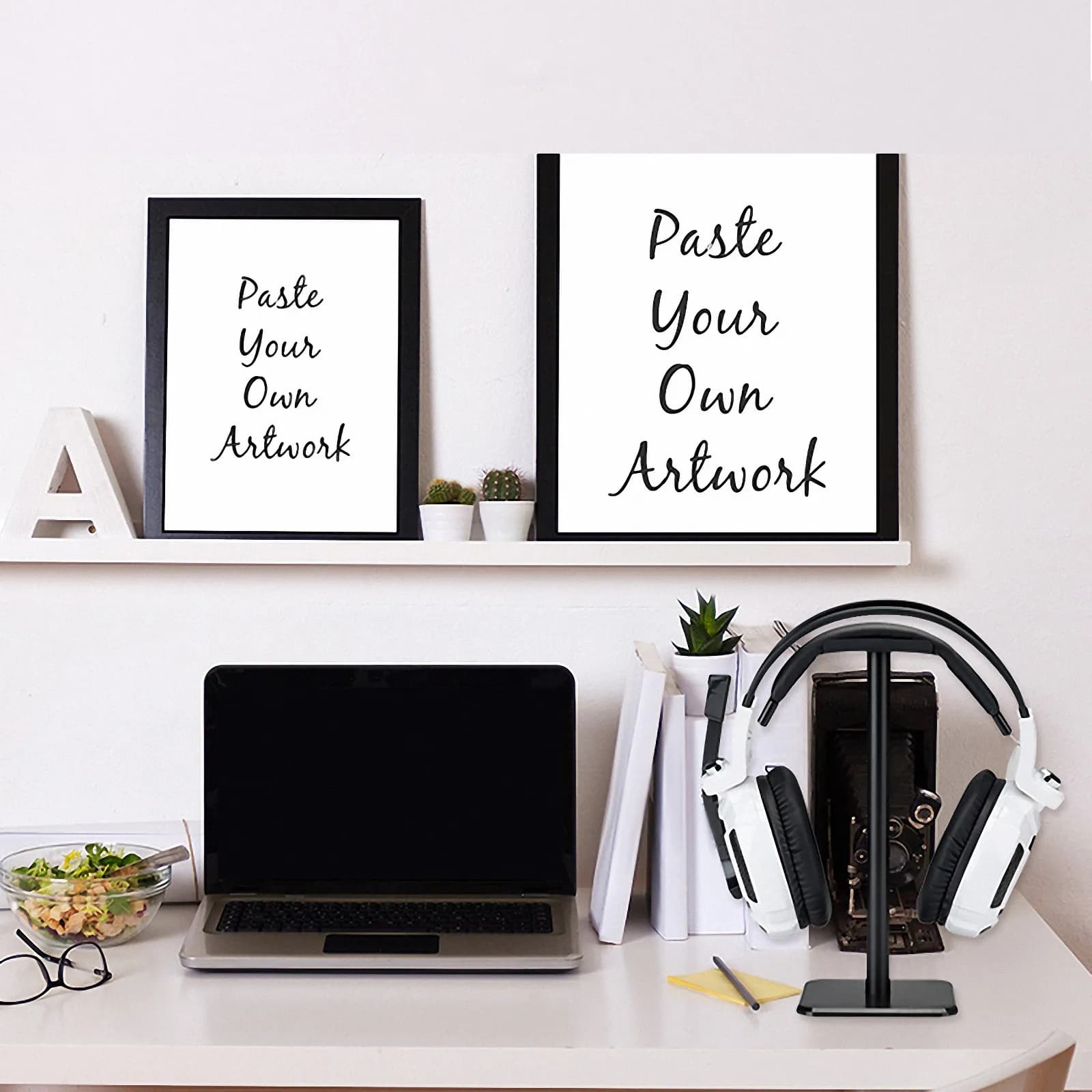 1Pcs Headset Stand Premium Thickened ABS Material Simple Stylish Headphone Rack for All Types Gaming Headsets Tabletop Display