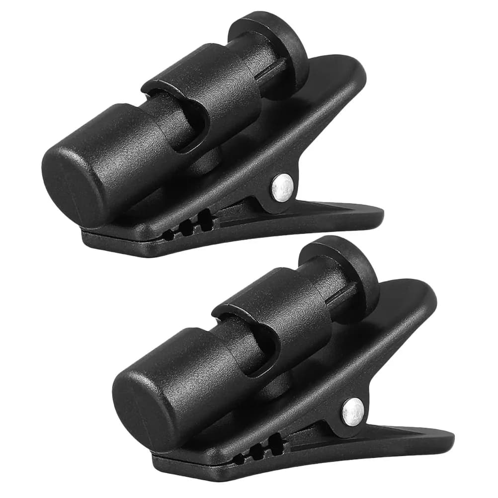 2 Pezzi Clip per Cavi Auricolari Girevoli, Supporti per Cavi Sicuri, Organizzatori per Cavi per Corsa, Palestra ed Esercizio Fisico