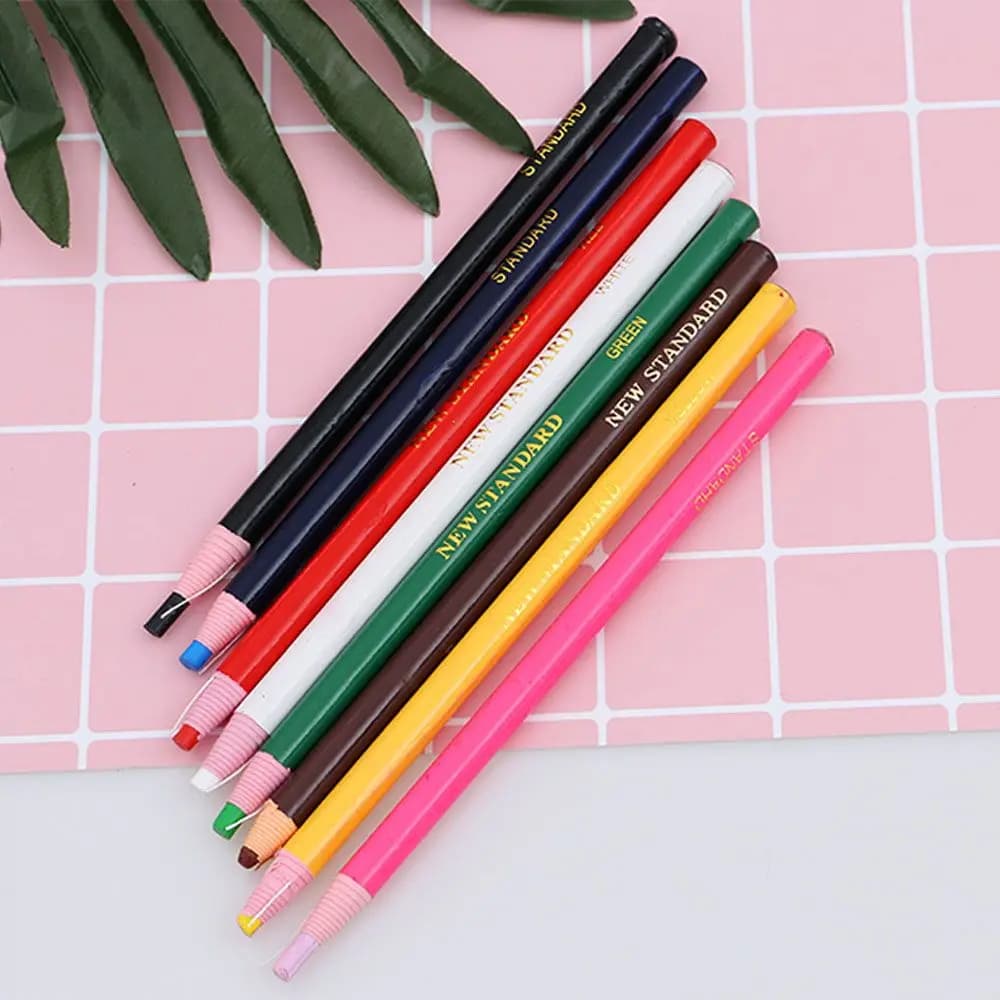 6PCS Peel off Marker matita per grasso penna a pastello colorata rotolo di carta matita per cera per forniture artistiche in tessuto di vetro metallico
