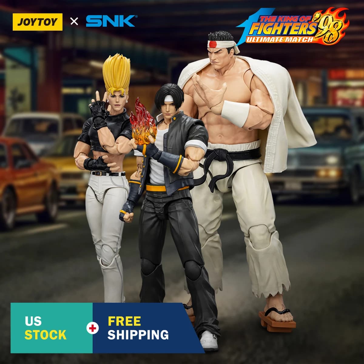 HiPlay JOYTOY SNK KOF 98UM Squadra di Eroi JT01437 Personaggio del Gioco Action Figure 1/18