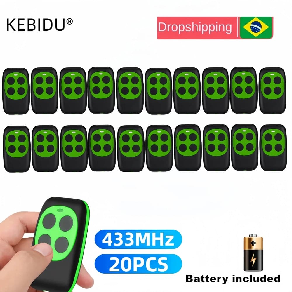 20PCS 433Mhz telecomando colorato 4CH RF codice di copia wireless clonazione elettrica remota cancello porta del garage portachiavi automatico per la casa