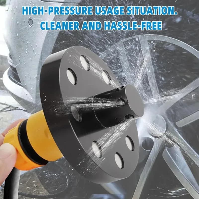 Chassis water slide Powerful cleaning wheel Vehicle frame washing kit fast-connecting for washing machine Garden pipe Truck SUV Auto