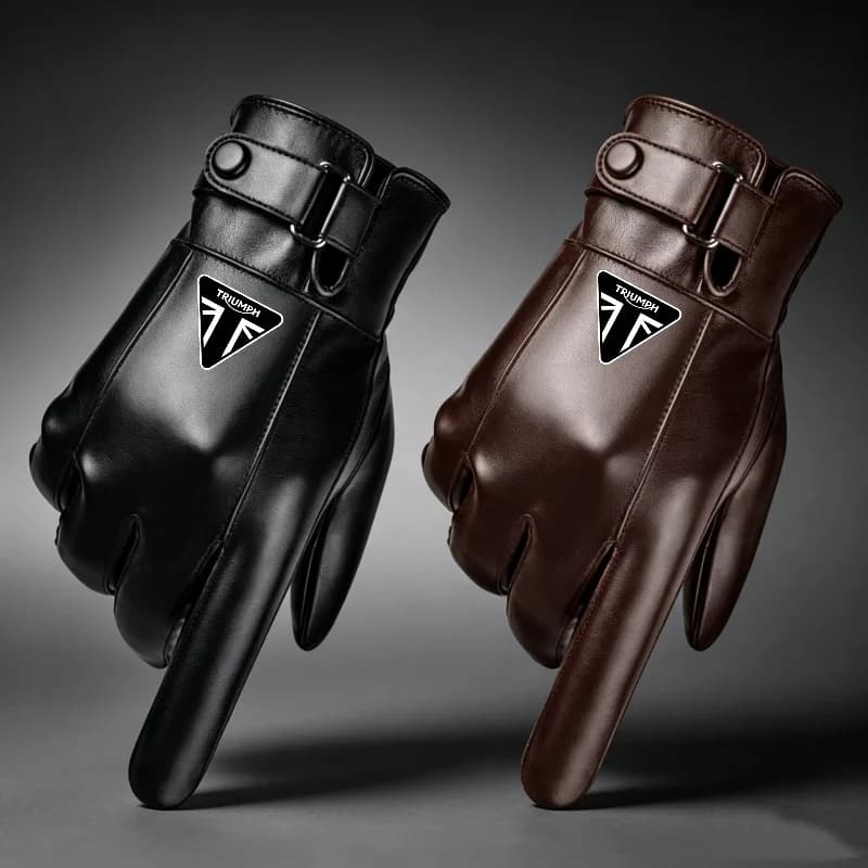 For TRIUMPH Tiger/Sport Street Triple Motorcycle Accessories leather Gloves Warm Gloves Windproof Gloves Motocross Gloves