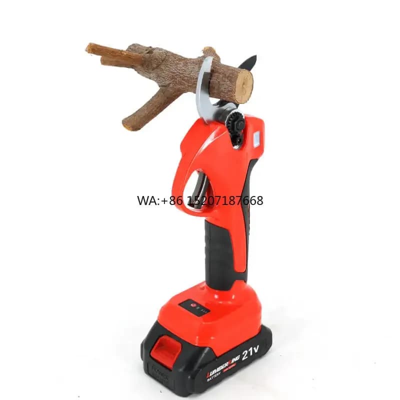 Electric battery pruning shears for garden cultivation Scissors for grapes and fruit trees