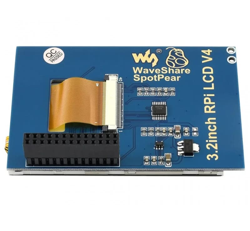 Waveshare 3.2inch RPi LCD (B),3.2inch Resistive Touch Display (B) for Raspberry Pi, 320×240, SPI