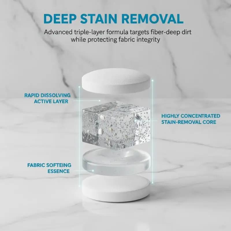 ZLinKJ Effervescent handles for cleaning clothes: They clean the stains and the untous, soften the fabric and have a pleasant fragrance.