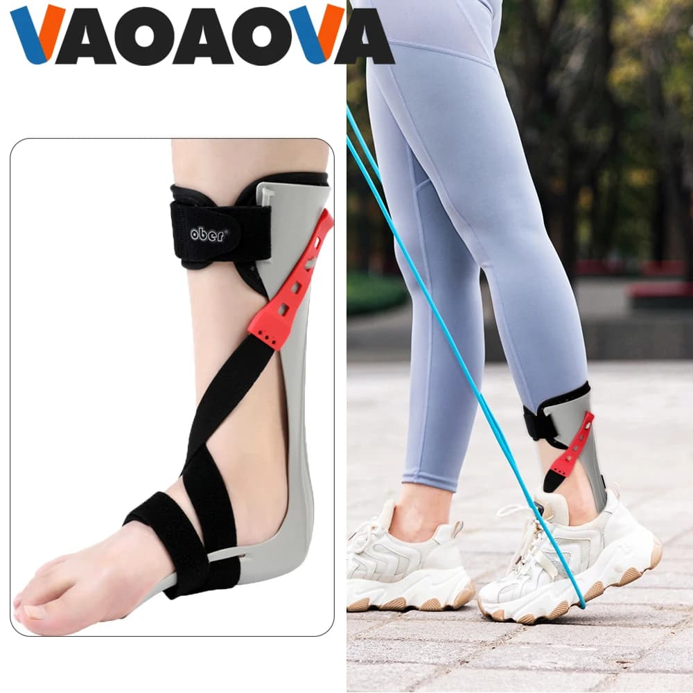 AFO Drop Foot caviglia ortesi supporto piedi stecca per piedi che camminano con scarpe o dormono per ictus emiplegia per uomini e donne