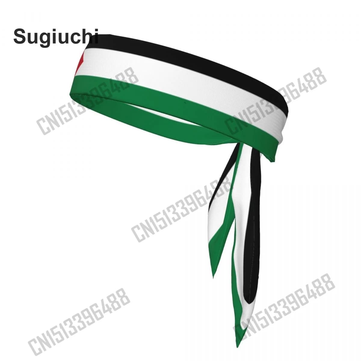 Fascia per Capelli Palestina Regolabile per Uomini e Donne, Fascia Sportiva Assorbente per Yoga, Calcio, Corsa, Basket, Ciclismo