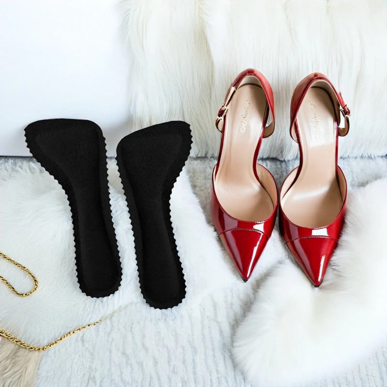 6 Paia di Solette Rialzanti per Scarpe da Donna, Cuscinetti Adesivi Traspiranti per Tacchi Alti e Sandali