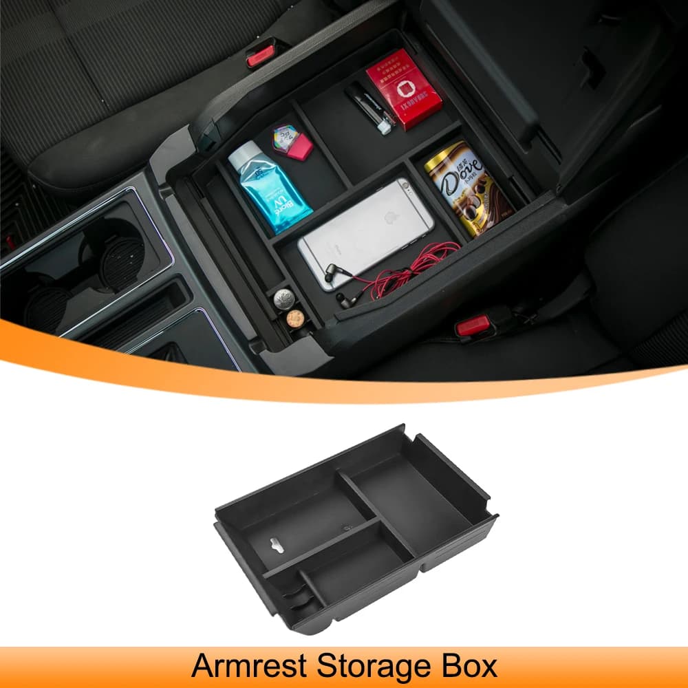 Console centrale bracciolo scatola portaoggetti vassoio Organizer per Ford Raptor F150 2011-2014 (non adatto XL/XLT) accessori interni auto