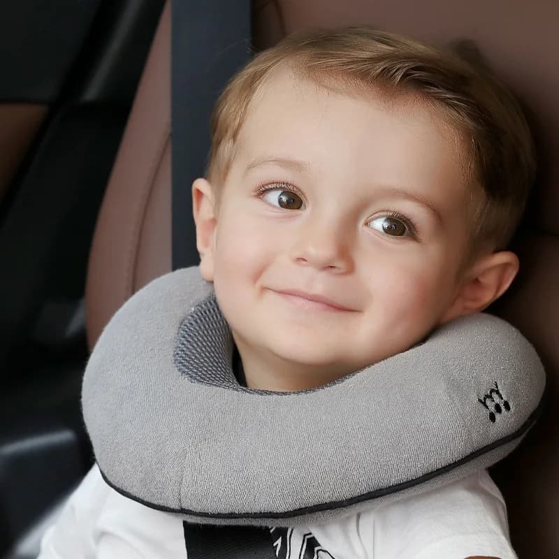 Cuscini per il Collo per Bambini, Cuscino da Viaggio, Supporto per la Testa, Cuscino a U Carino e Confortevole per Seggiolino Auto, Aereo, Treno, Lavabile