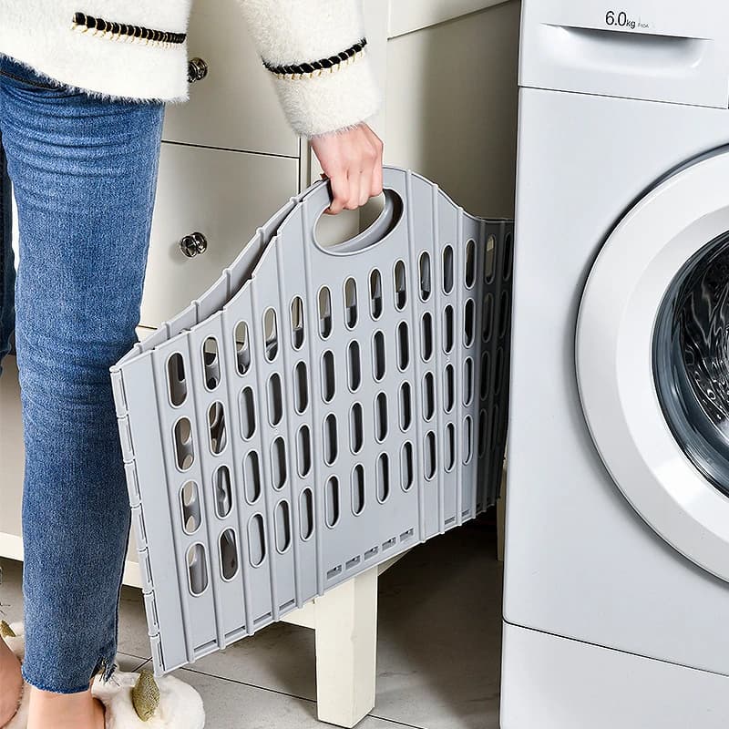 Foldable Closet Laundry Hamper Laundry Basket Hamper Folding Laundry Basket Clothes Organizer Large Storage Basket Houseware