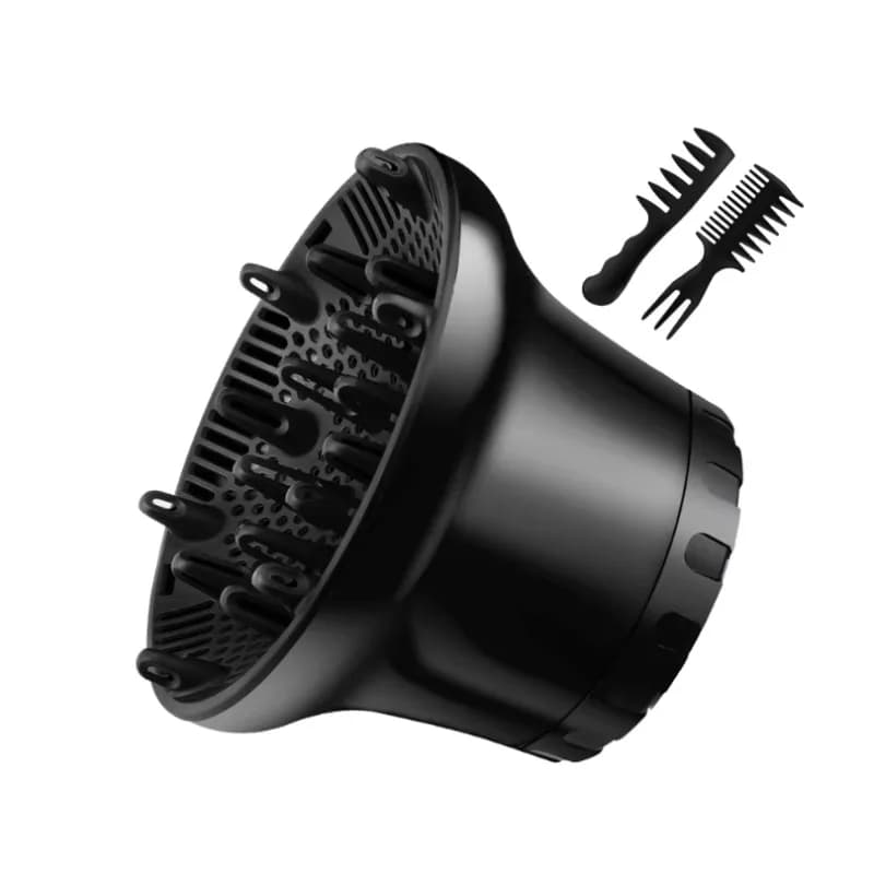 Asciugacapelli, cono diffusore, per capelli ricci, interfaccia universale, asciugacapelli universale, cono di asciugatura, diffusore ad aria libera, asciugacapelli.