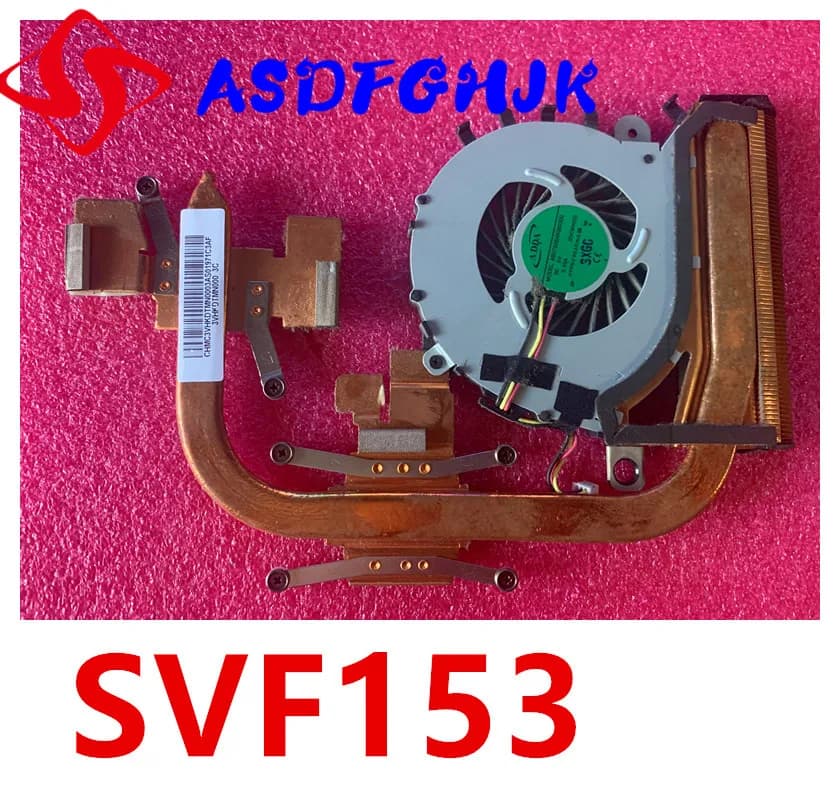 3VHKDTMN000 PER SONY SVF153 Dissipatore di calore per COMPUTER PORTATILE con VENTOLA 100% TESED OK