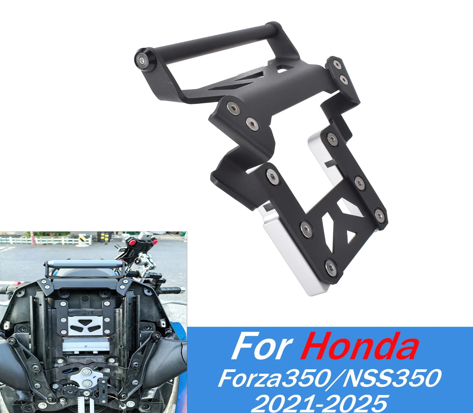 For Honda Forza350 NSS350 2021-2025 Force NSS 350 Model Bracket Dashcam Bracket Motorcycle Support Phone Support Accessories