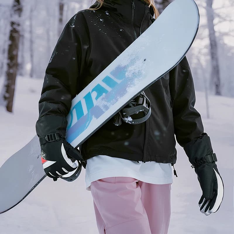 Nuovi guanti da sci antivento per uomo e donna Guanti da snowboard caldi e spessi per esterni Motociclismo Sport Ciclismo Autunno Inverno