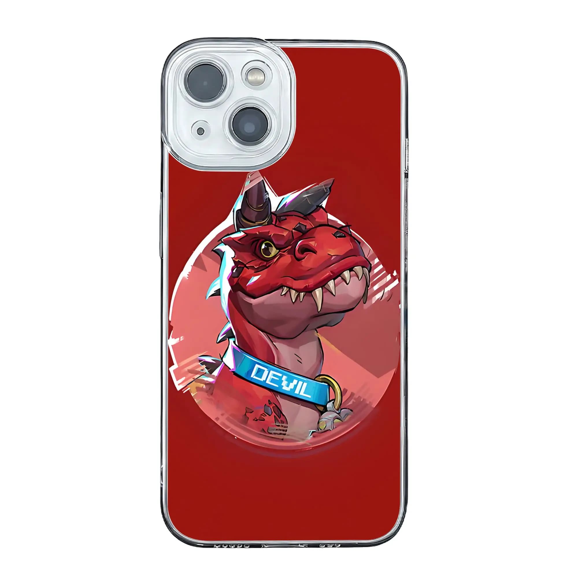 Cover anti-collisione Devil Dinosaur Rivals per iPhone 17 16 15 14 13 12 11 Pro Max