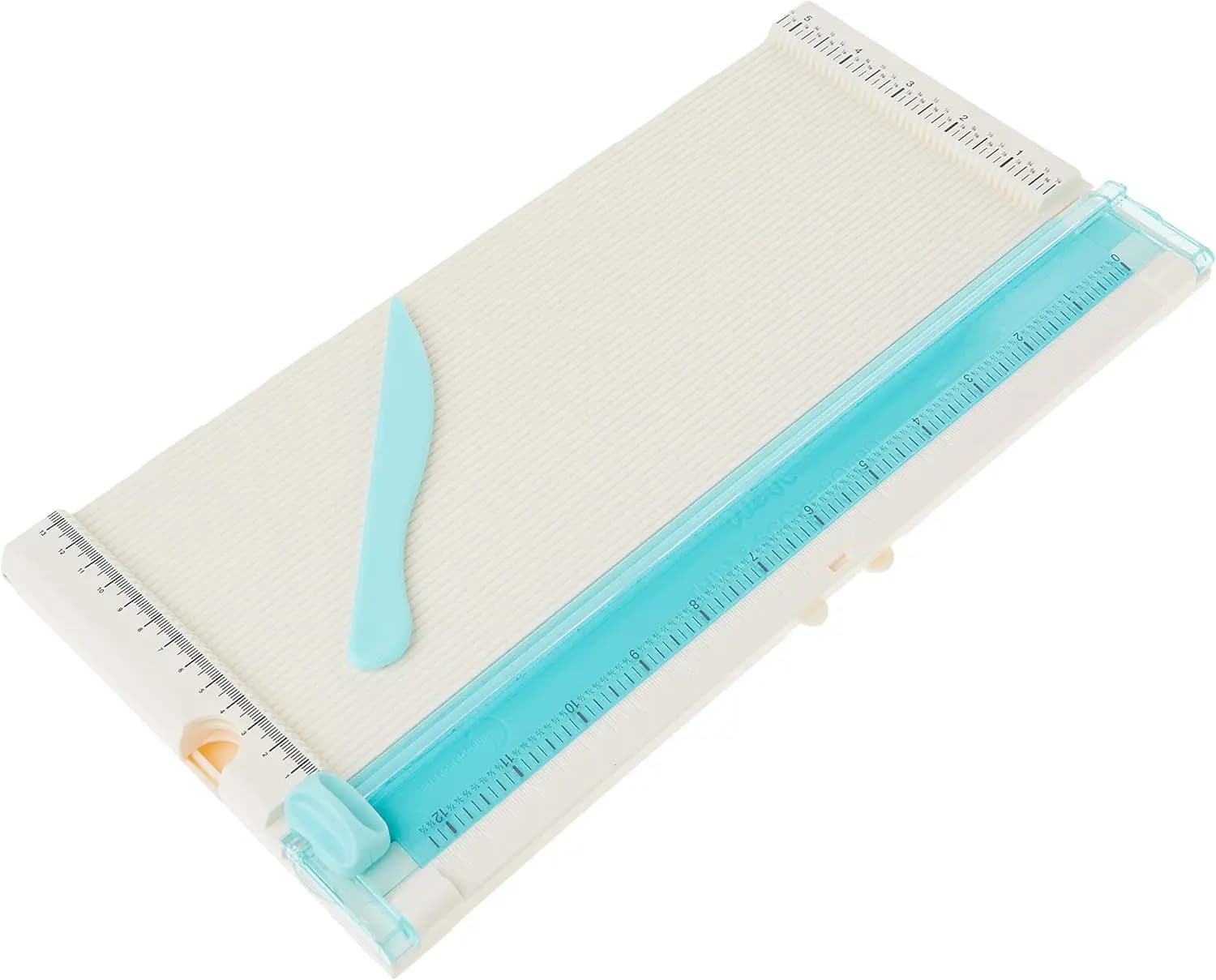 12x12 Paper Trimmer and Scoring Board, Cuts & Scores Large Scrapbook Pages, Includes Scoring Tool & Blades, Foldable Design